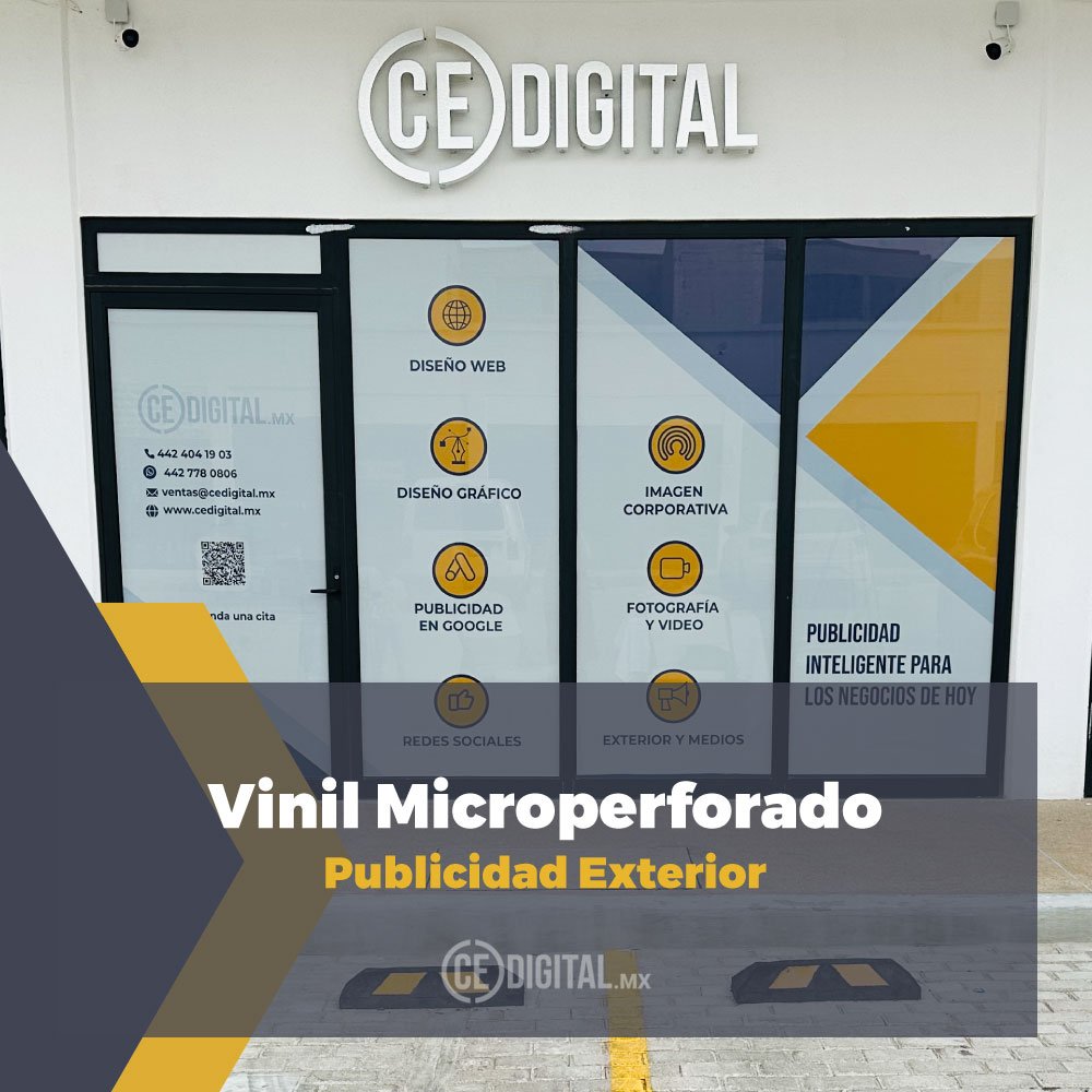 vinil microperforado Querétaro