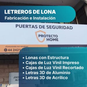 letreros de lona Querétaro