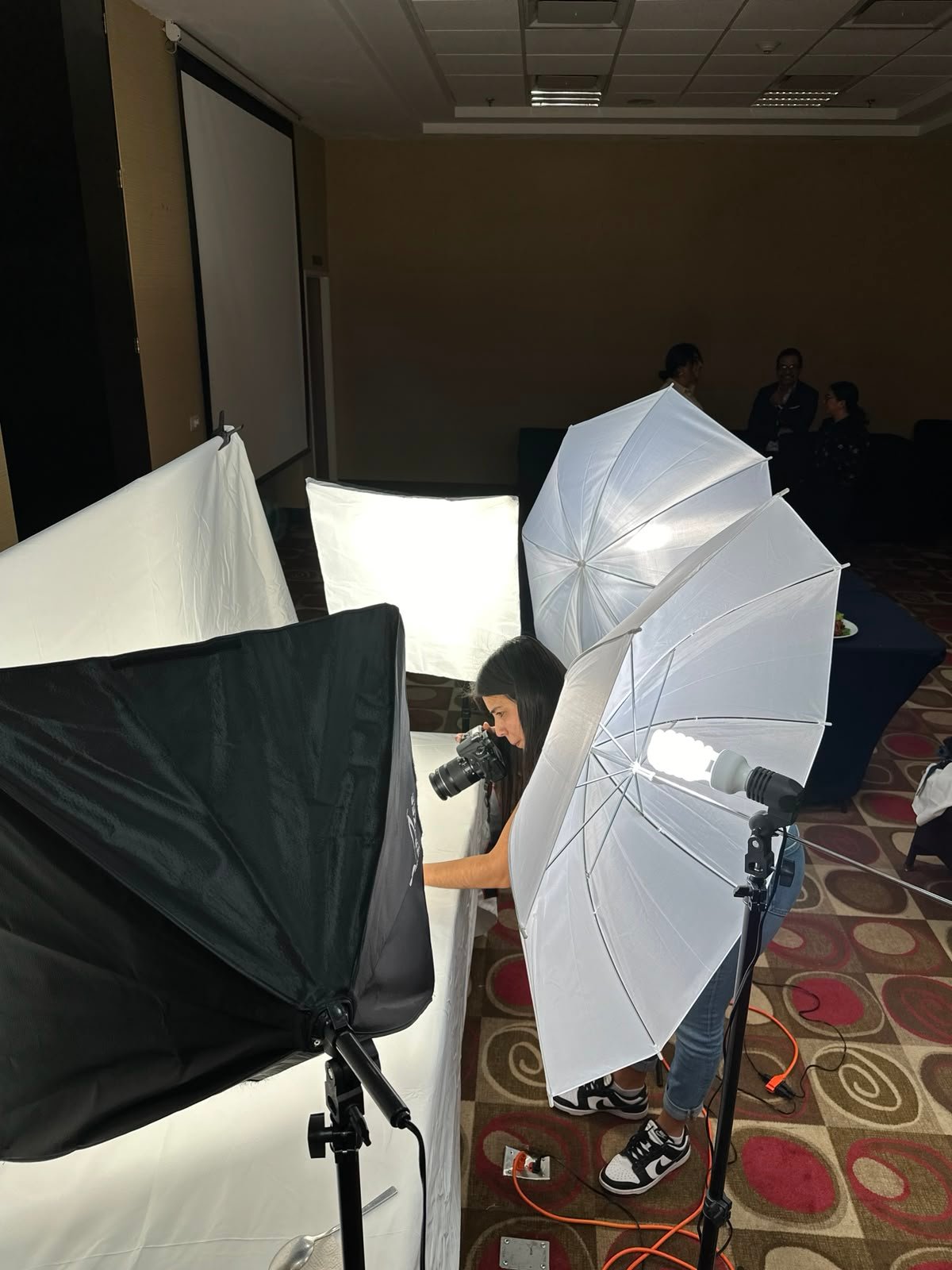 Equipo audiovisual en acción
